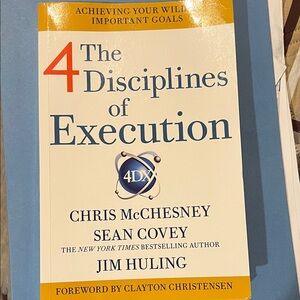 The 4 Disciplines of Execution Book